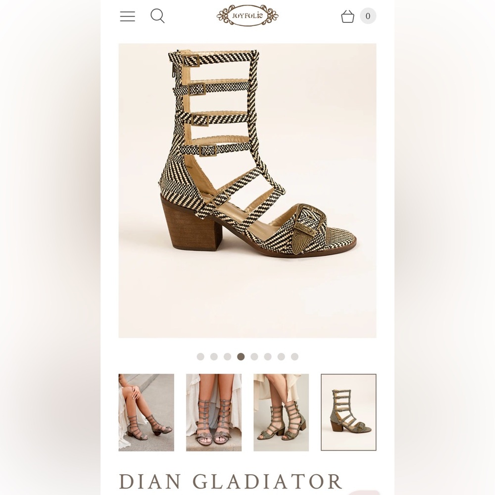 Gladiator Style sandals from Joyfolie- size 7.5